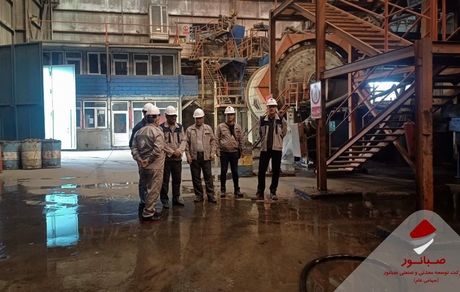 بازدید ماهانه مدیرعامل شرکت صبانور از معدن شهرک