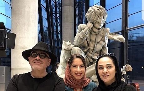 رویا نونهالی در کنار همسر و دخترش + عکس