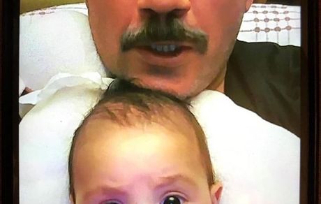 شیطنت های مهران غفوریان و دخترش + عکس