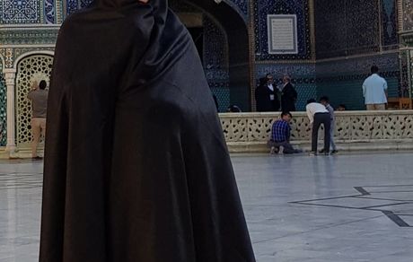 ظاهر محجبه بهنوش بختیاری با چادر + عکس