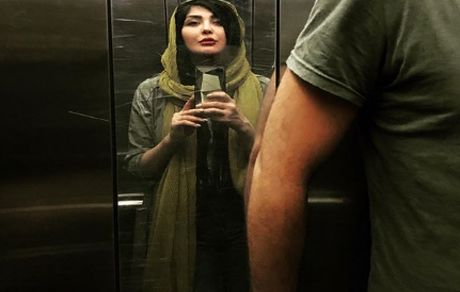 سلفی آسانسوری خانم بازیگر