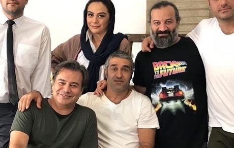 مارال فرجاد در جمع آقایون بازیگر مشهور + عکس