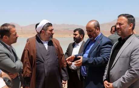 بازدید معاون اجتماعی و پیشگیری از وقوع جرم دادگستری استان خراسان شمالی از سیل بند تغذیه ای خاکی شرکت آلومینای ایران