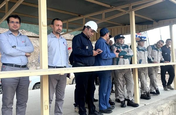 بازدید معاون اکتشاف و بهره‌برداری ایمپاسکو از معدن جلال آباد زرند