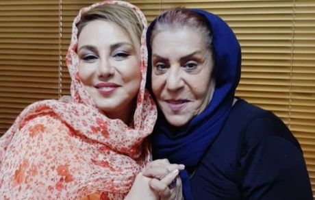  بهنوش بختیاری در کنار بی‌بی سریال متهم گریخت