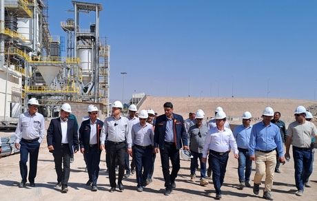 بازدید مدیرعامل شرکت ملی مس از طرح‌های توسعه‌ای مجتمع شهربابک