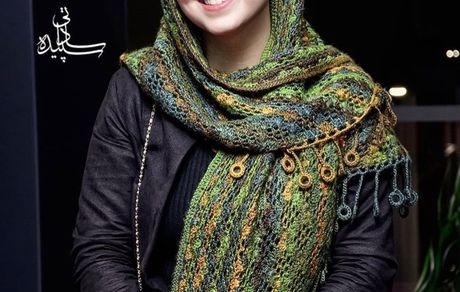 زیبا کرمعلی با روسری زیبایش + عکس