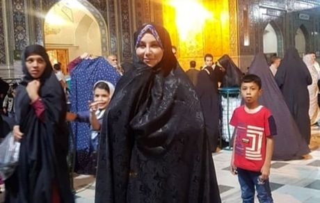 پوشش متفاوت بهنوش بختیاری در حرم امام رضا (ع) + عکس