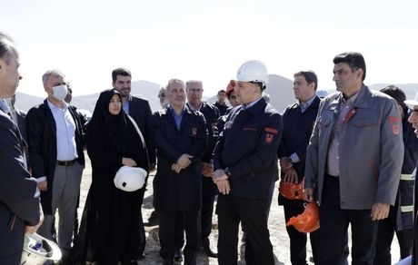 بازدید اعضای کمیسیون صنایع و معادن مجلس از مجتمع مس سونگون