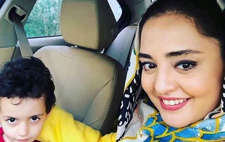 ستایش در کنار برادر زاده اش + عکس