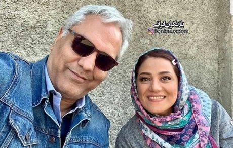 سلفی مهران مدیری و خانم بازیگر + عکس