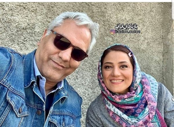 سلفی مهران مدیری و خانم بازیگر + عکس