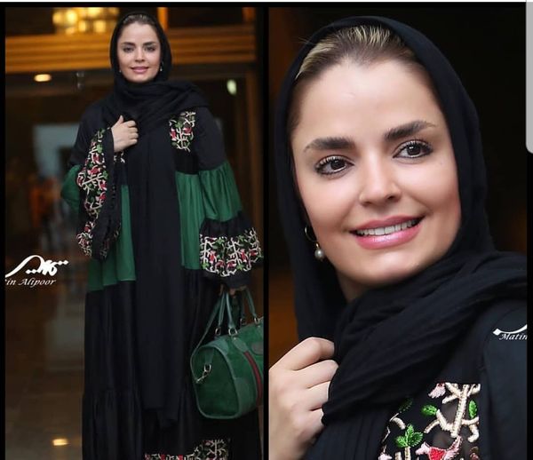 مانتوی مزونی سپیده خداوردی + عکس