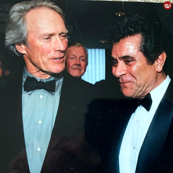 عکسی زیرخاکی از بهروز وثوقی در کنار «کلینت ایستوود» در سان فرانسیسکو