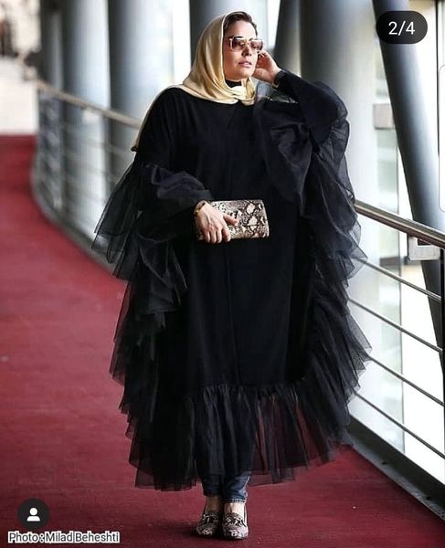 مانتوی خفن مزونی ِ بازیگر نقش افغانستانی سریال بوی باران + عکس