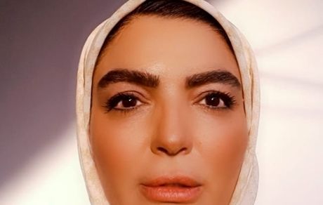 گریم کاملا متفاوت خانم بازیگر + عکس