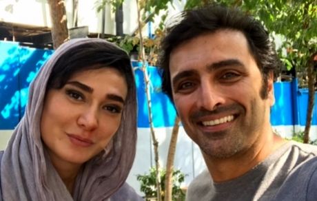 سلفی لیندا کیانی با شوهر بازیگر مشهور + عکس