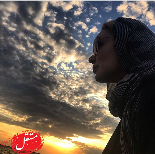 سولماز آقمقامی در آسمانی زیبا + عکس