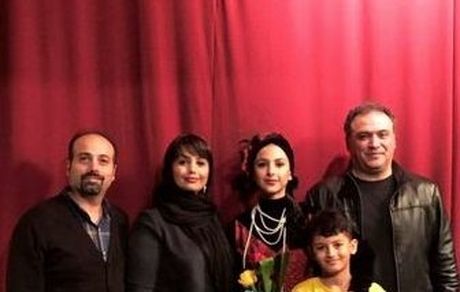 خانواده پنج نفره خانم بازیگر + عکس