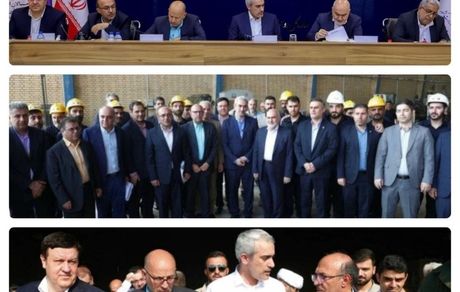 سفر مدیرعامل بانک ملت در معیت وزیر اقتصاد به استان خوزستان