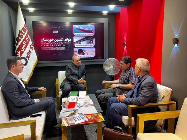 حضور فولاد اکسین خوزستان در نخستین روز پانزدهمین رویداد جامع معدن و صنایع معدنی