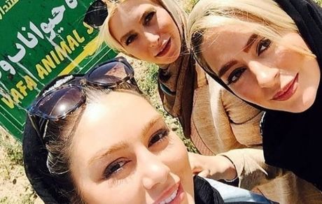 سحر قریشی و سمانه پاکدل در پناهگاه حیوانات + عکس