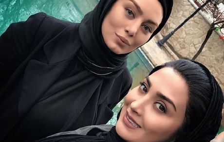 سحر قریشی و مریم معصومی در کنار استخر + عکس