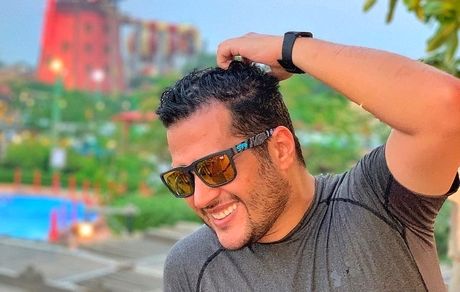 سیاوش خیرابی در سفر کیش+عکس 