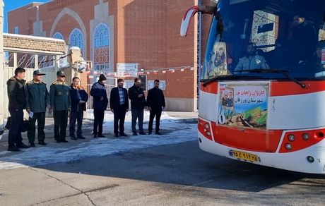 با پشتیبانی مجتمع مس سونگون؛ ۱۸۰ بسیجی ورزقان راهی دیار ایثار و مقاومت شدند