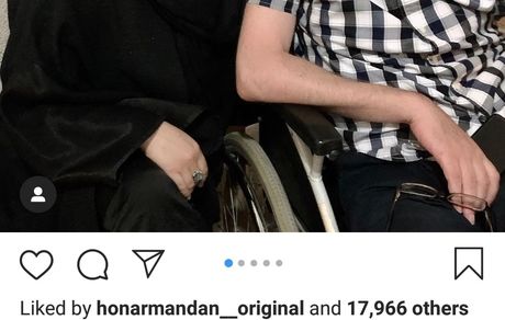 قهر الهام پاوه نژاد با خانواده + عکس