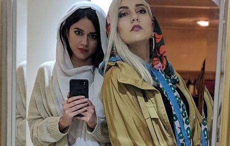 ماهور الوند در کنار دوست خوش پوشش + عکس