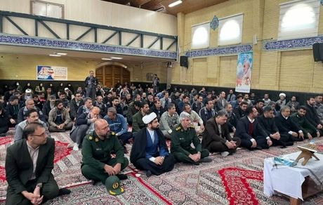 برگزاری مراسم گرامیداشت حماسه۹ دی، چهلمین روز تدفین شهید والامقام گمنام و ششمین سالگرد شهادت سردار دلها شهید حاج قاسم سلیمانی در شرکت آلومینای ایران​