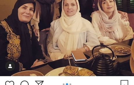 تولد بازی شیلاخداداد بهمراه مجری معروف در کافه رستوران + عکس