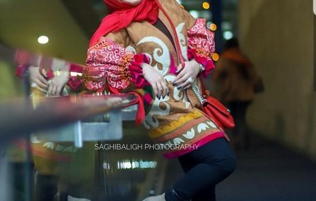 تیپ قرمز بهنوش بختیاری + عکس