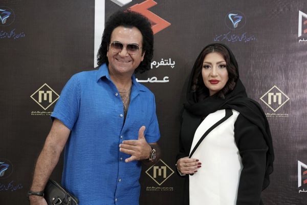 تصویری از اندی در افتتاحیه یک فیلم ایرانی