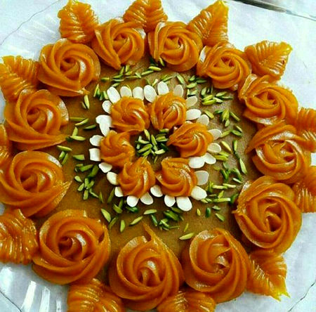 ایده های جالب برای تزیین حلوا + عکس