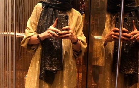 سلفی آسانسوری خانم بازیگر خوشتیپ 