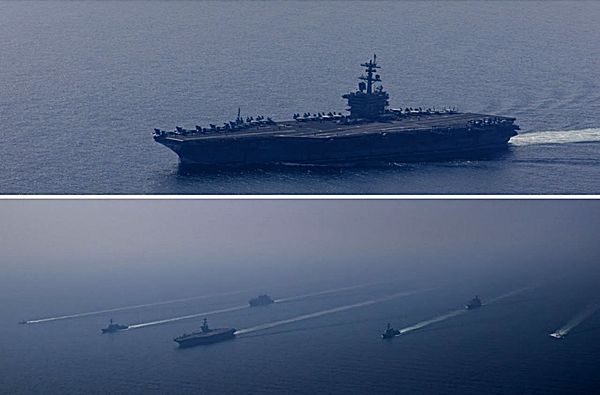 ناوگان‌هایی که امریکا به منطقه فرستاده، تبلیغ نیست