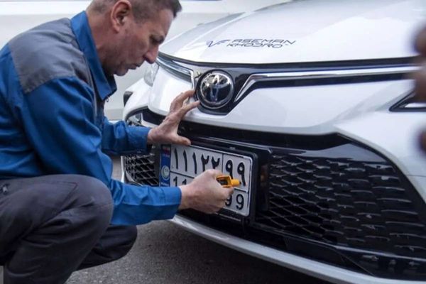 رونمایی از اولین پلاک خودروهای منطقه آزاد مازندران