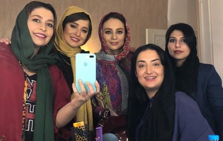 یادگاری یکتا ناصر از پشت صحنه دل + عکس