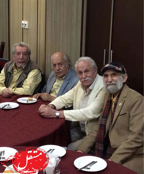 جمعی از بازیگران پیشکسوت در یک مراسم + عکس