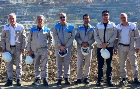 بازدید هیات ایمپاسکو از کارخانه طلای زرشوران