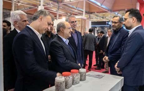 معاون معدنی وزیر صمت از غرفه ایمپاسکو بازدید کرد