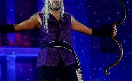 گریم خاص بهرام رادان در یک تئاتر + عکس