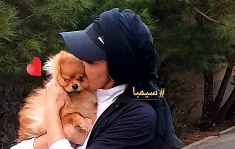سگ بامزه مریم معصومی + عکس