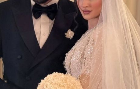 تصویری از مریم مومن و همسرش سهیل قاصدی در مراسم ازدواج شان