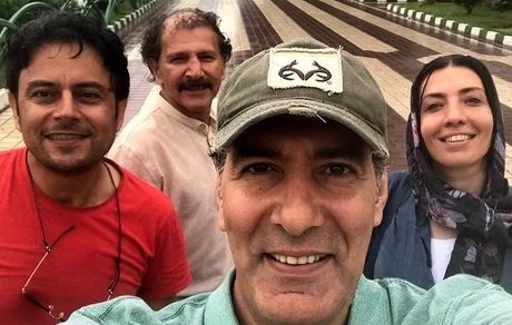 بازیگران سریال وارش در پشت صحنه + عکس