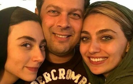 خواهران پژمان بازغی در آغوش برادرشان  + عکس