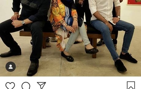 فرزاد حسنی در کنار نیلوفر لاری پور + عکس