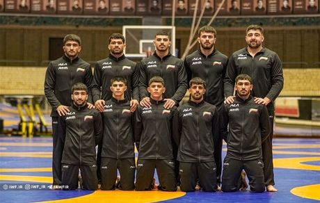 تیم ملی کشتی فرنگی جوانان ایران بر بام جهان